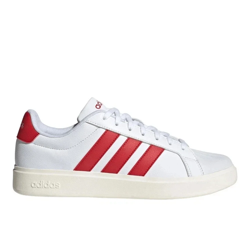 Adidas Streettalk Shoes White Red Stripes Men's Size 11.5 Sneakers JP8279 NIB